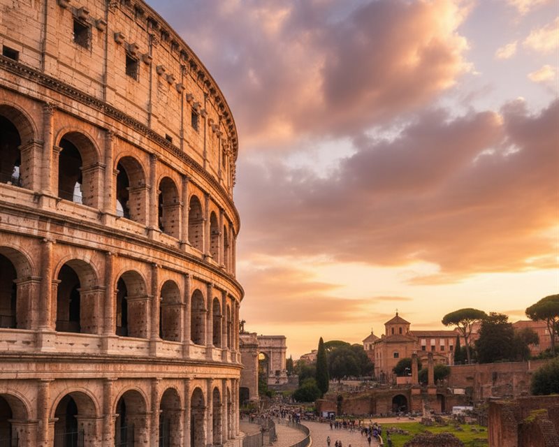 Rome Colosseum view