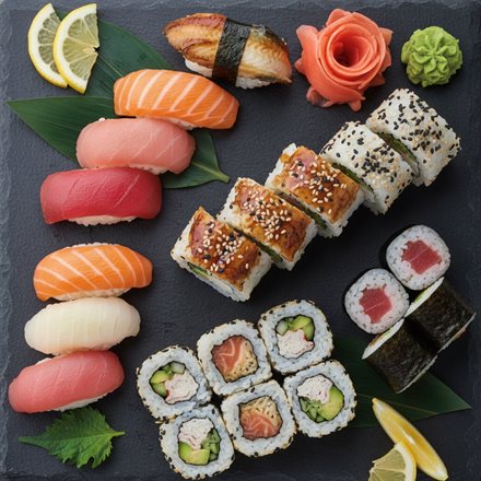 Japanese sushi platter